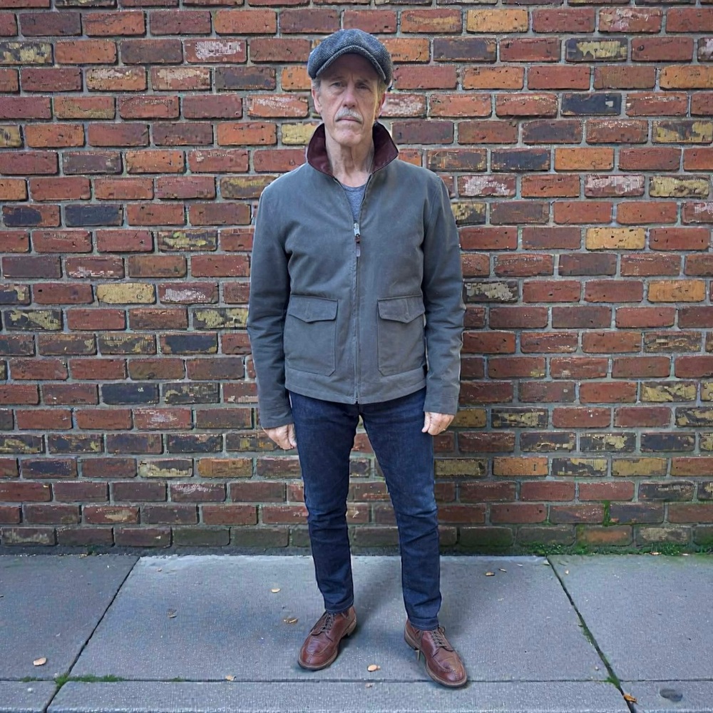 SOLD - Iron & Resin Navigator Jacket Waxed Canvas 1st Generation Charcoal Grey - Picture 2 of 12